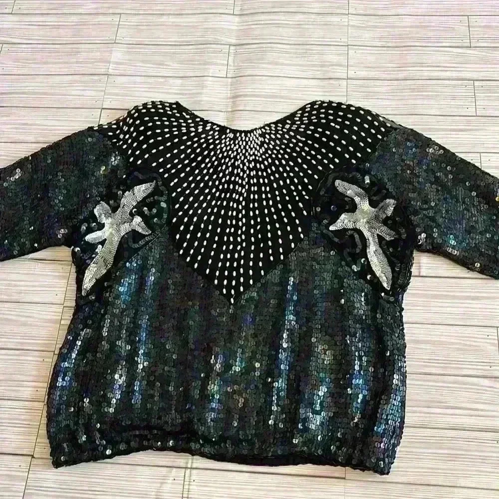 70’s 80’s Sequin Top - Picture 3 of 5